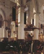 WITTE, Emanuel de Church Interior (mk08) china oil painting reproduction